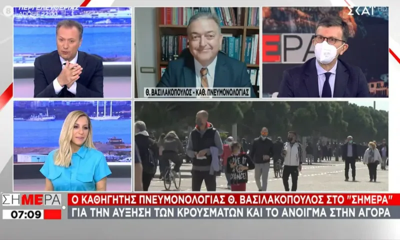 Βασιλακόπουλος: Απαιτεί να μπαίνουν σε αναστολή όσοι υγειονομικοί δεν θέλουν να εμβολιαστούν!