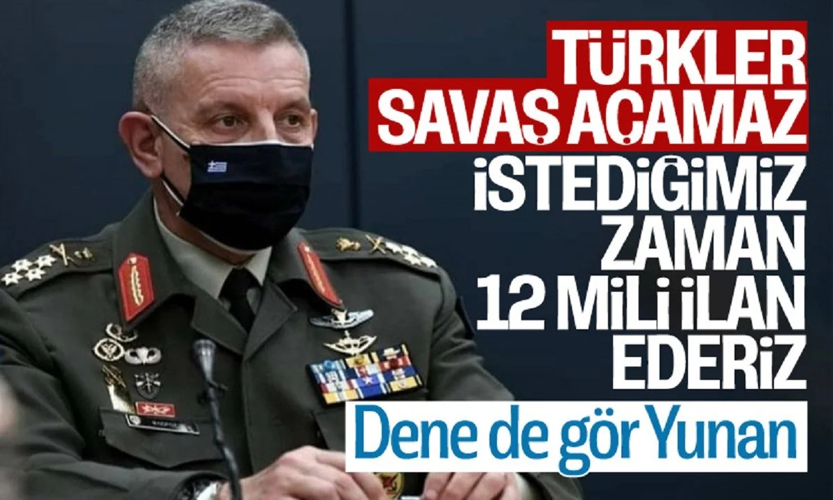 Τούρκοι: Τρελάθηκαν με την δήλωση Φλώρου - Αλαζονικά τα λόγια του Έλληνα Αρχηγού ΓΕΕΘΑ