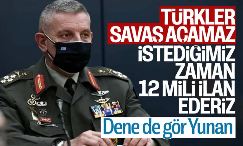 Τούρκοι: Τρελάθηκαν με την δήλωση Φλώρου - Αλαζονικά τα λόγια του Έλληνα Αρχηγού ΓΕΕΘΑ