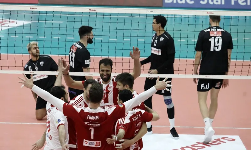 Volley League: «Σφραγίζει» τον τίτλο ο Ολυμπιακός με νίκη κόντρα στον ΠΑΟΚ