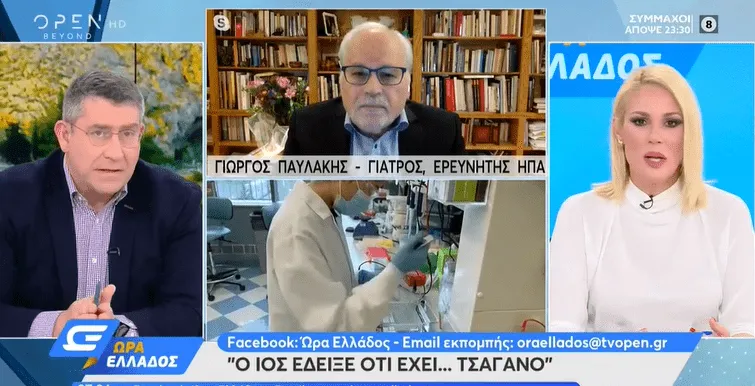Παυλάκης για Ελλάδα: «Δεν έγινε σκληρό lockdown - Ο ιός έχει... τσαμπουκά»