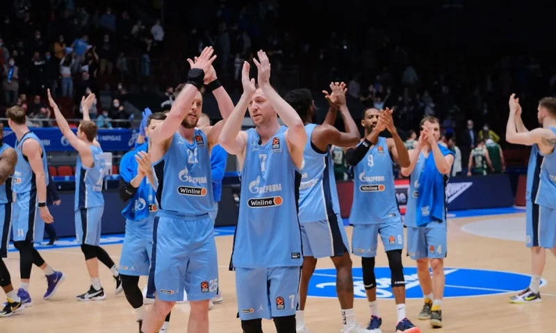 Euroleague: Η κατάταξη μετά τη νίκη της Ζενίτ