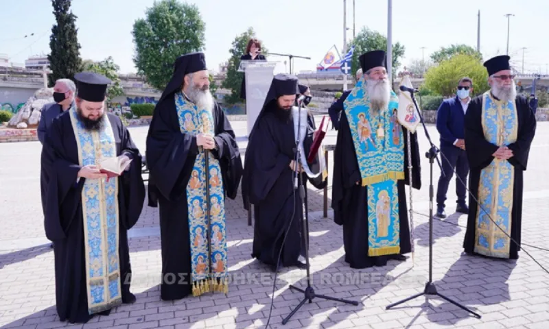 Γ. Καραϊσκάκης: Επιμνημόσυνη δέηση για τον ήρωα της Επανάστασης από τον Μητροπολίτη Σεραφείμ