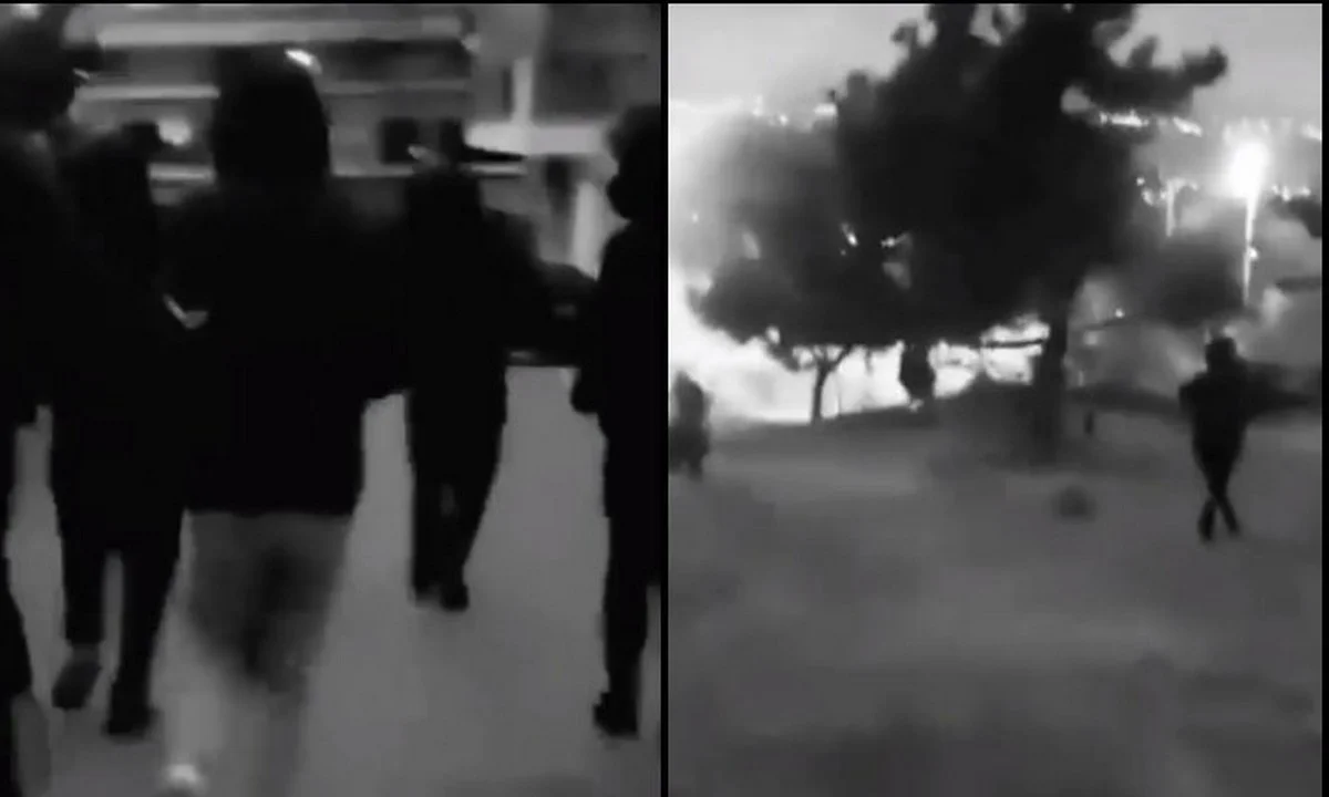 Θεσσαλονίκη: Σοκαριστικά πλάνα από την επίθεση στους οπαδούς του ΠΑΟΚ (vid)