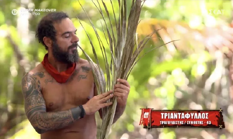 Survivor - Έπος: Ο Τριαντάφυλλος έφερε... πίσω τον Αλέξη Παππά - «Μεγάλωσε το μαλλάκι του» (vid)