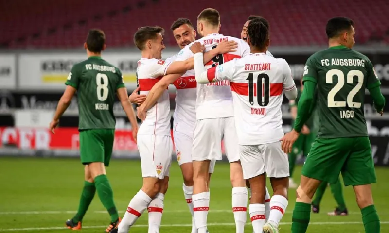 Στουτγκάρδη - Άουγκσμπουργκ 2-1: Έχασε και... φλερτάρει με τον υποβιβασμό (vid)