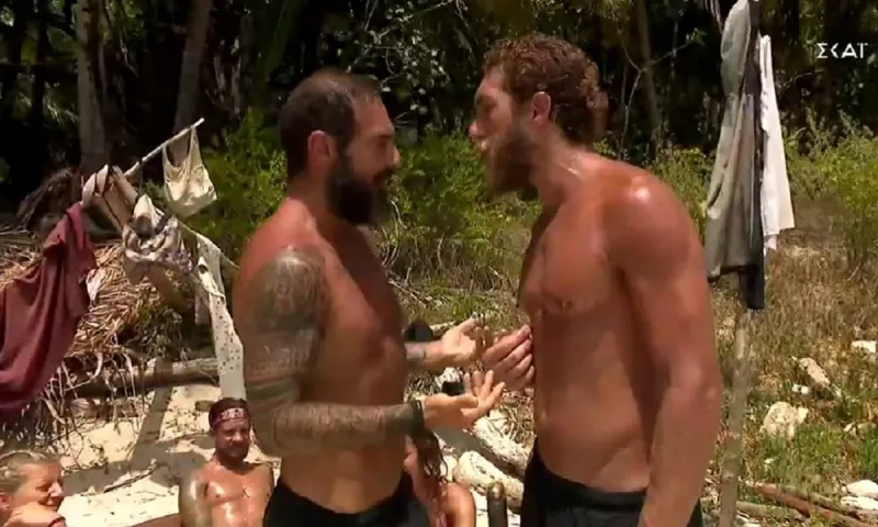 Survivor: Πάλι έγιναν μπίλιες ο Κόρο και ο Τριαντάφυλλος (vid)