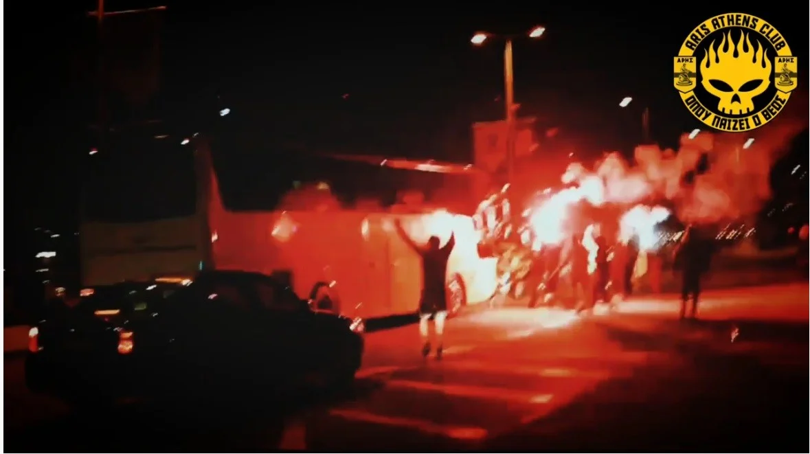 Άρης: Το εντυπωσιακό βίντεο του «ARIS Athens club» από την υποδοχή στο αεροδρόμιο (vid)