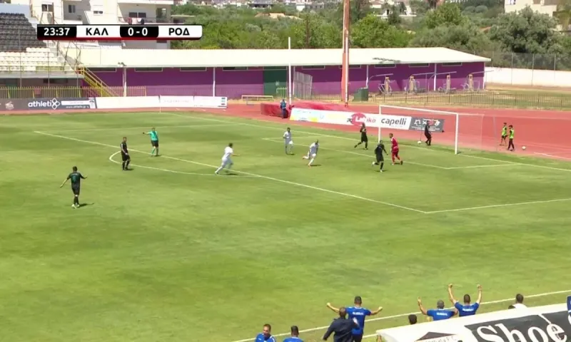 Καλαμάτα - Ρόδος 1-0: Καλπάζει για το πρωτάθλημα η «Μαύρη Θύελλα»