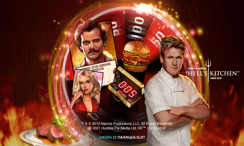 Gordon Ramsey Hell’s Kitchen–Narcos: Μαγειρική και αστυνομική δράση στο καζίνο της Novibet