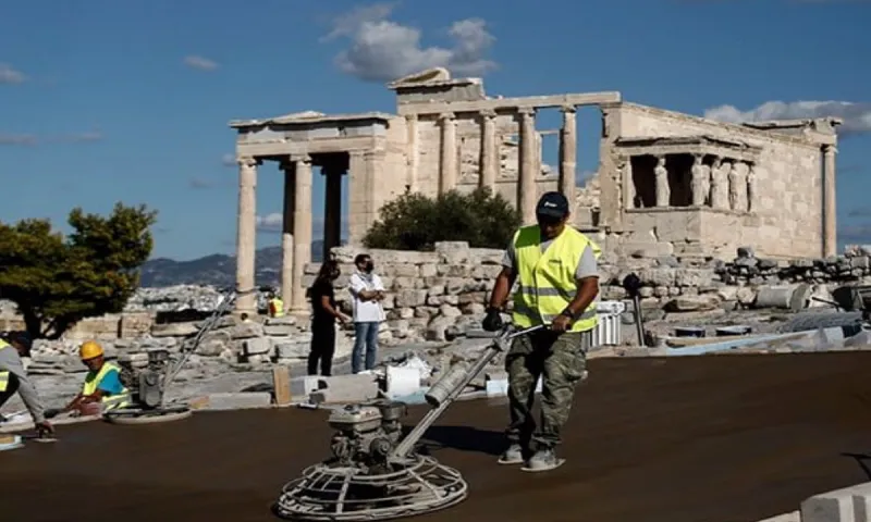 Ελληνοτουρκικά: Διαμαρτύρονται οι Τούρκοι για το τσιμέντο στην Ακρόπολη