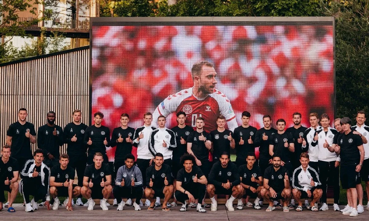 Euro 2020 Έρικσεν: Στο πλευρό του και η Εθνική Γερμανίας (pic)