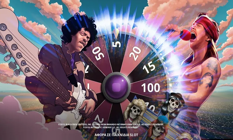 Jimi Hendrix – Guns N’ Roses: Περιπέτεια μετά μουσικής στο καζίνο της Novibet