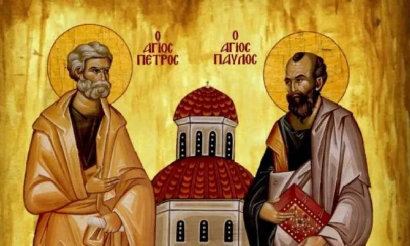 Εορτολόγιο Τρίτη 29 Ιουνίου: Ποιοι γιορτάζουν σήμερα