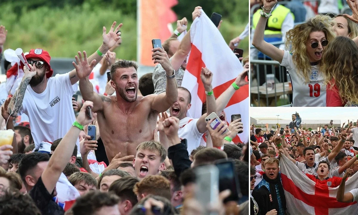 Euro 2020: Ατελείωτο πάρτι στην Αγγλία για την πρόκριση - Τρελοί πανηγυρισμοί! (vids)