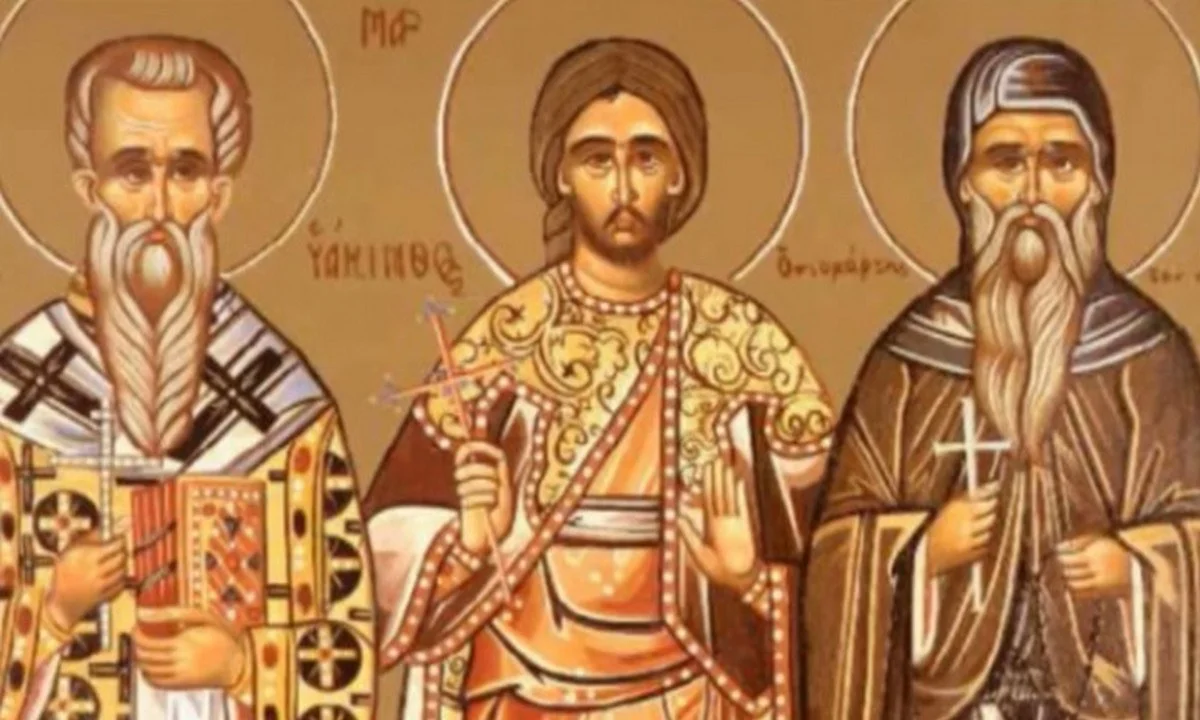 Εορτολόγιο Σάββατο 3 Ιουλίου: Ποιοι γιορτάζουν σήμερα