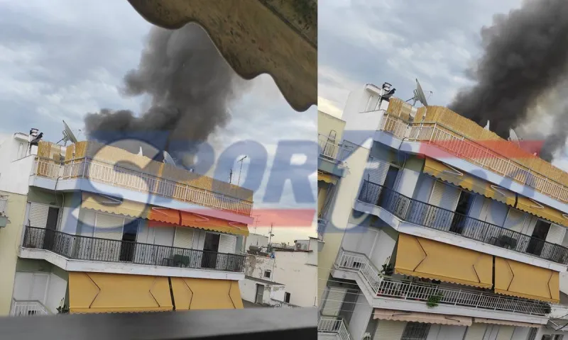 Φωτιά σε Πολυκατοικία στη Θεσσαλονίκη - Νεκρός ηλικιωμένος που απειλούσε να αυτοκτονήσει