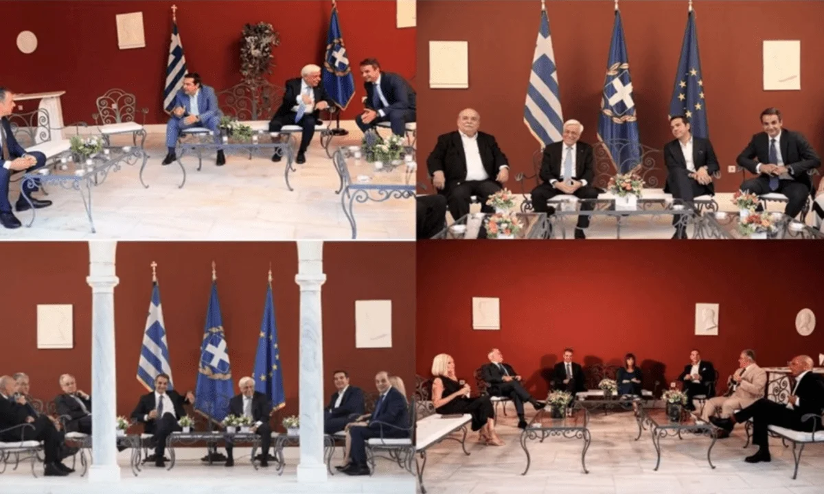 Γιορτή Δημοκρατίας: Συνάντηση αρχηγών χωρίς σημαία και θυρεό - Η Ελληνική σημαία ήταν ο μόνος ανεπιθύμητος προσκεκλημένος…