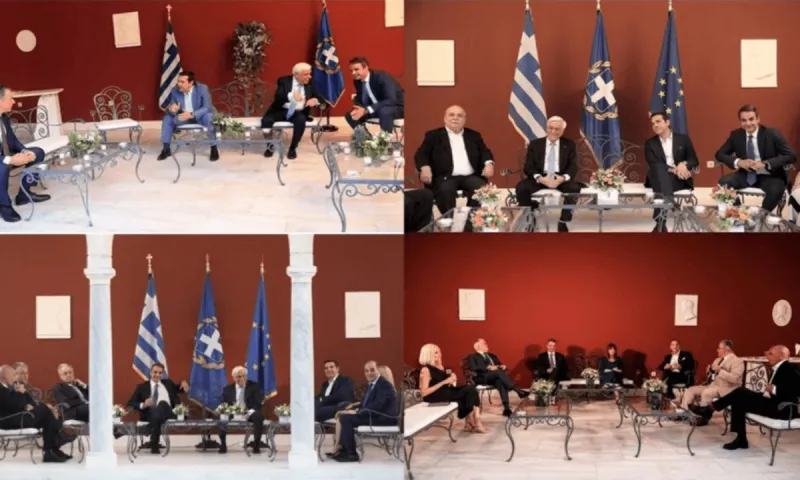 Γιορτή Δημοκρατίας: Συνάντηση αρχηγών χωρίς σημαία και θυρεό - Η Ελληνική σημαία ήταν ο μόνος ανεπιθύμητος προσκεκλημένος…