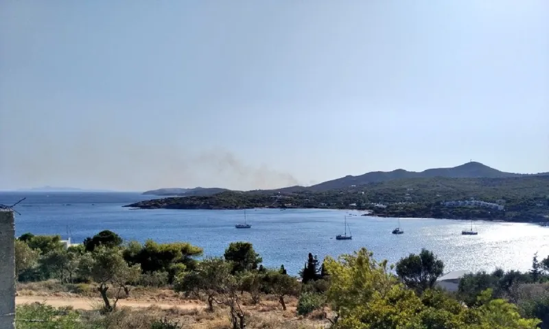 Φωτιά και στο Σούνιο! (pics)
