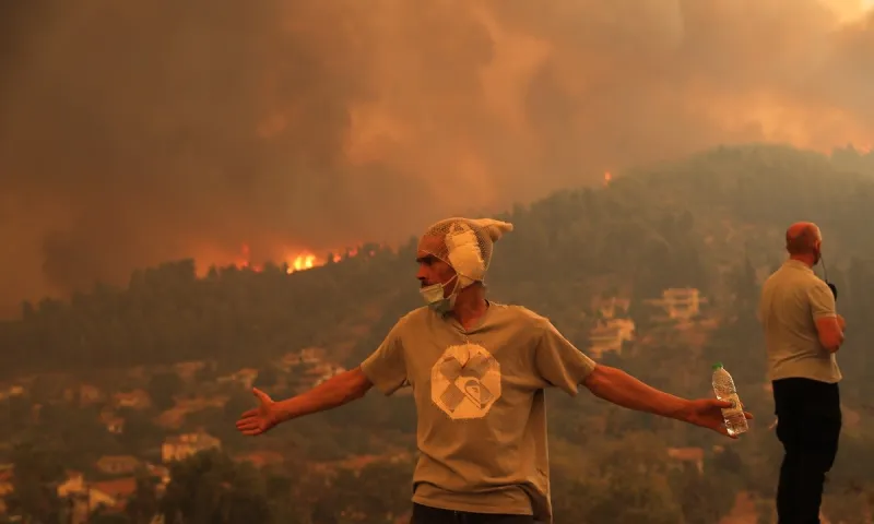 Φωτιά Εύβοια: Ζητούν πιστοποιητικά εμβολιασμού για τα πλοία!