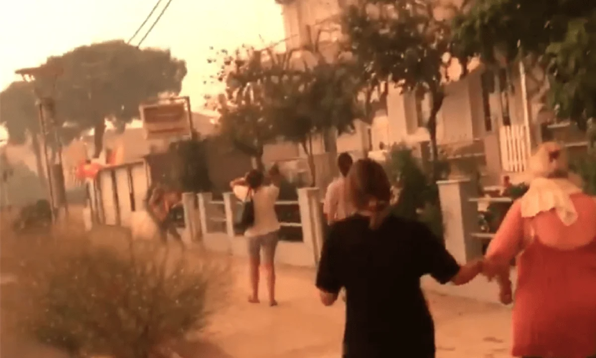 Φωτιά Εύβοια - Γυναίκα: «Παιδιά καιγόμαστε, ένα αεροπλάνο» - Αστυνομικός: «Θα το κάνουμε παραγγελία» (vid)