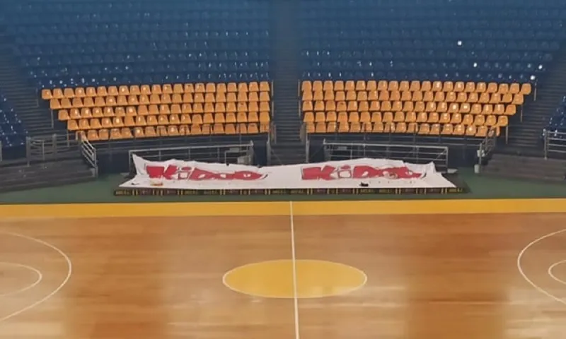 Άρης: Οι εικόνες από το ανανεωμένο παρκέ στο Nick Galis Hall (Pics)