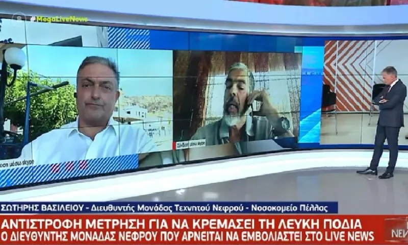 Ο Νίκος Ευαγγελάτος αυτή τη φορά δεν άφησε τον κ. Βασιλείου να μιλήσει... (vid)