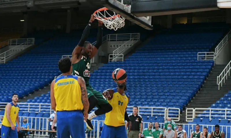 Παναθηναϊκός - Περιστέρι 85-68: Καλές εντυπώσεις στο ντεμπούτο των Έβανς και Γουάιτ