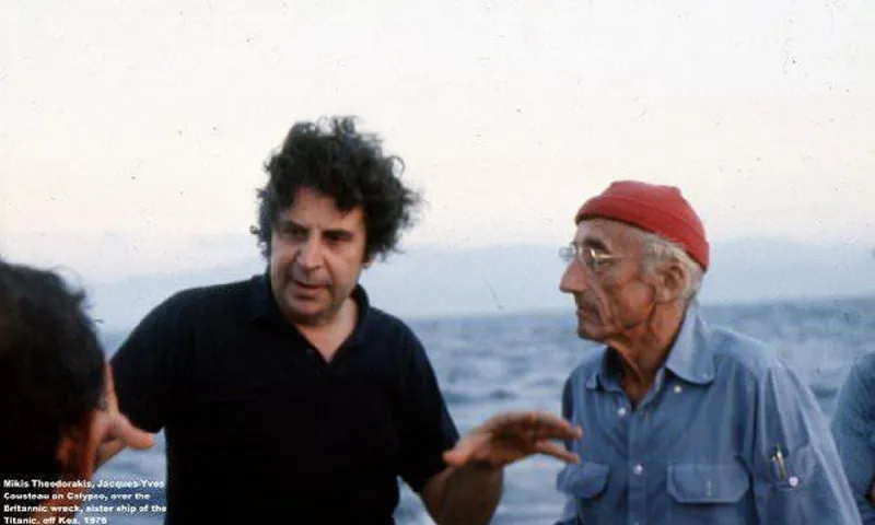 Ξεμπρόστιασμα για Οικονόμου και ΣΚΑΪ - Η απόδειξη πως ο Μίκης Θεοδωράκης ήταν σε κατάδυση με τον Κουστώ