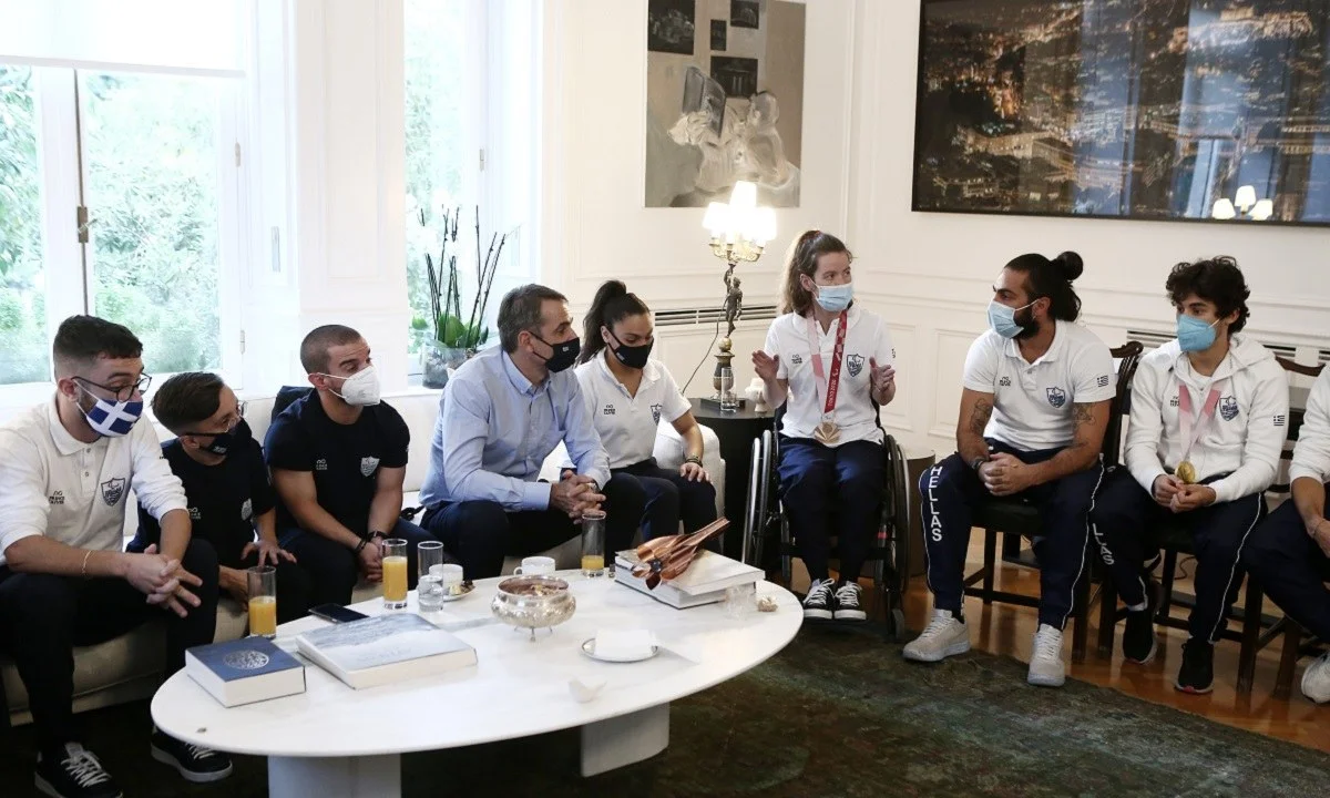 Μητσοτάκης στον Αρειανό Παραολυμπιονίκη Θ. Προδρόμου: «Στη ΔΕΘ Θα ακούσετε καλά πράγματα για τον Άρη»