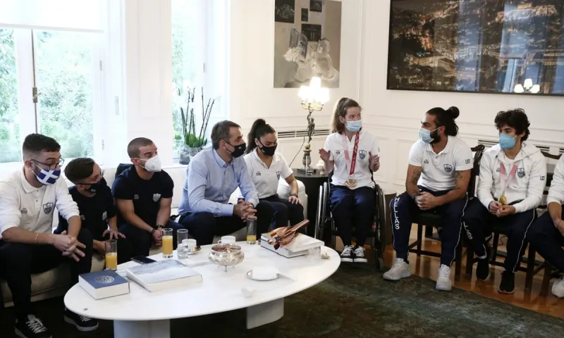 Μητσοτάκης στον Αρειανό Παραολυμπιονίκη Θ. Προδρόμου: «Στη ΔΕΘ Θα ακούσετε καλά πράγματα για τον Άρη»