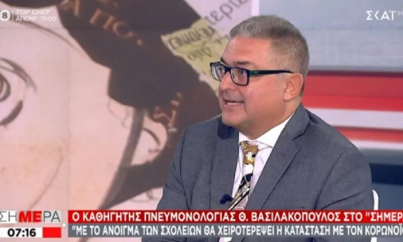 Κορονοϊός: Ο Βασιλακόπουλος αδειάζει την κυβέρνηση για τα μέτρα στα σχολεία