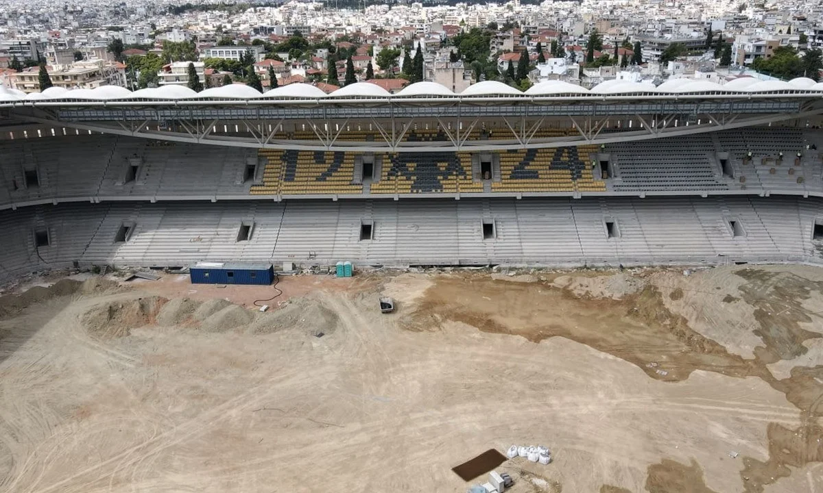 ΑΕΚ: O δικέφαλος αετός που θα κοσμεί εξωτερικά την «OPAP Arena» (pic)