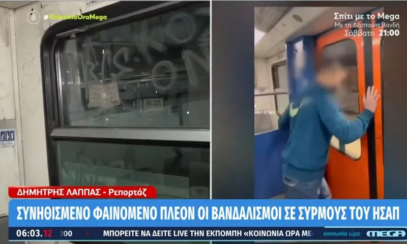 TikTok: Νεαρός το τερμάτισε και έσπασε με το κεφάλι του παράθυρο στον ΗΣΑΠ!
