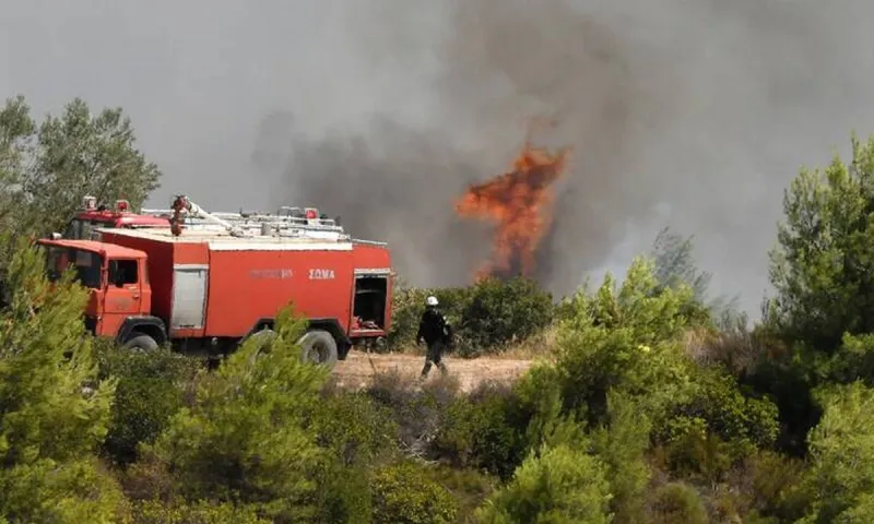 Κρήτη: Φωτιά σε ορεινή περιοχή στα Χανιά - Στo σημείο η πυροσβεστική