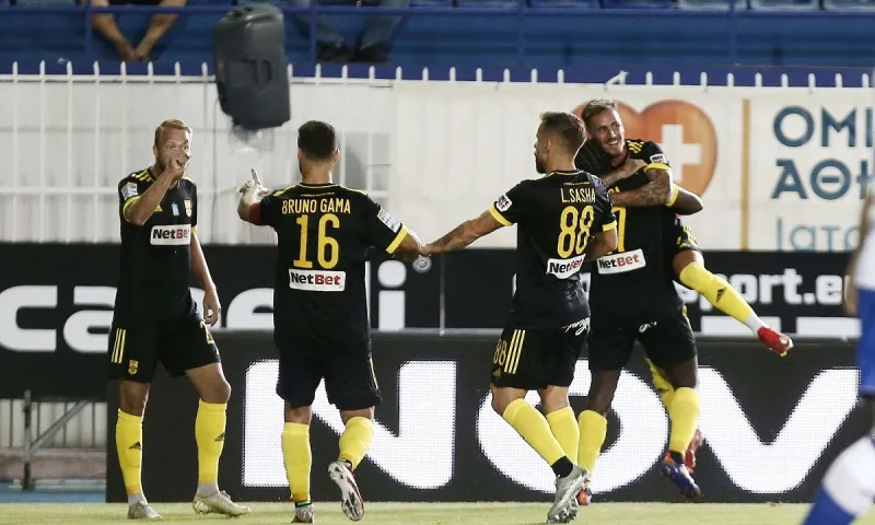Ατρόμητος - Άρης: Ο Μαντσίνι κάνει το 1-0 για τους «κίτρινους» με ωραίο σουτ! (vid)