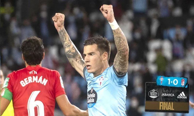 Θέλτα - Γρανάδα 1-0: Ο Σουάρεθ «λύτρωσε» τον Άσπας στις καθυστερήσεις