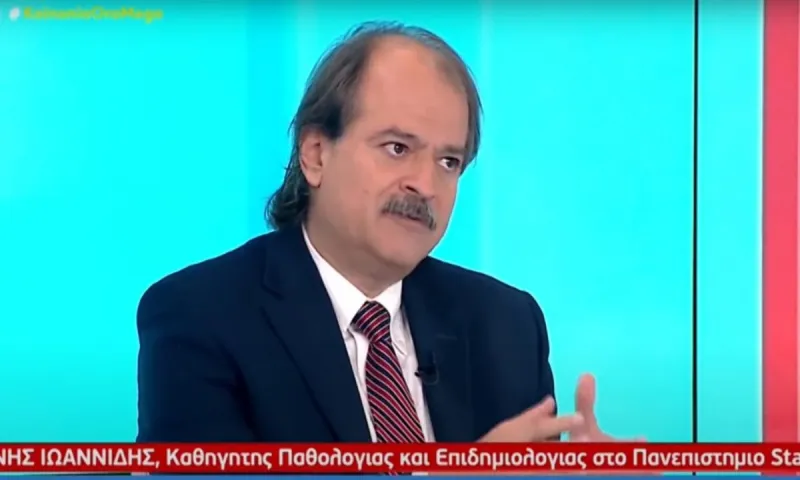 Αποστομωτικός ο Δρ. Ιωαννίδης: «Ο εμβολιασμός δεν σταματά το επιδημικό κύμα - Δεν πεθαίνουν περισσότεροι νέοι από τον ιό»
