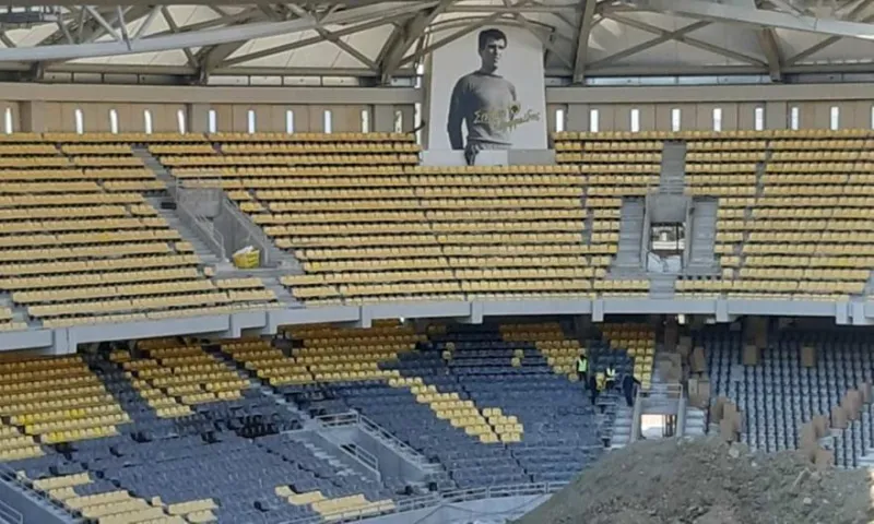 ΑΕΚ - «OPAP Arena»: Άρχισε να σχηματίζεται ο δικέφαλος στο κάτω διάζωμα (pic)