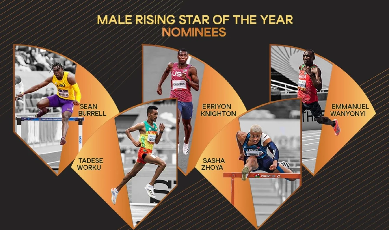 Εν όψει της τελετής των World Athletics Awards για το 2021, τον επόμενο μήνα, ανακοινώθηκαν οι υποψήφιες για την κατηγορία Ανερχόμενο Αστέρι.