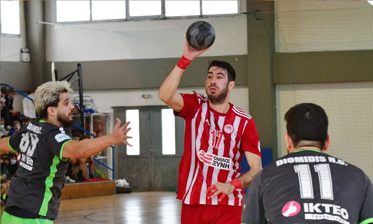 Διομήδης - Ολυμπιακός 24-31: Άνετο πέρασμα για τους «ερυθρόλευκους»