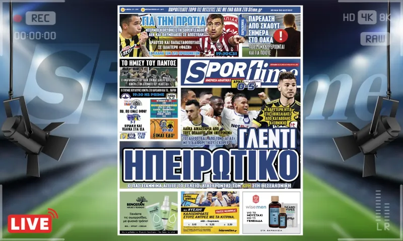 e-Sportime (21/11): Κατέβασε την ηλεκτρονική εφημερίδα – Ο Άρης έζησε τον απόλυτο εφιάλτη και ο ΠΑΣ Γιάννινα το όνειρο!