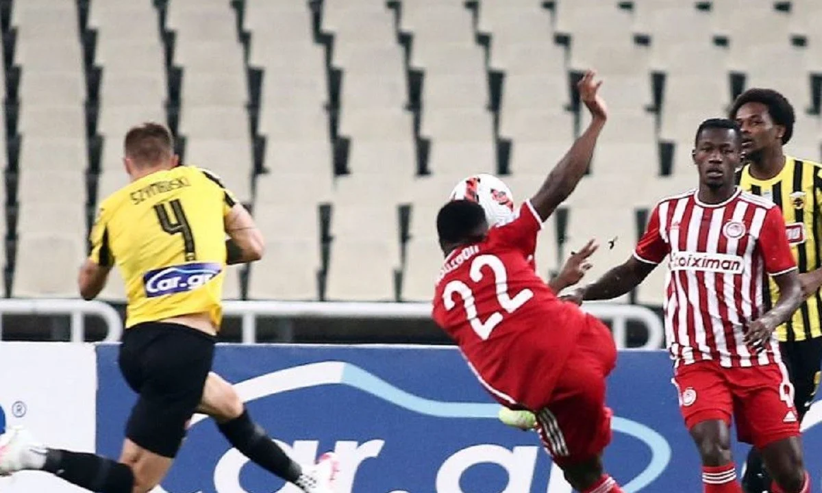 ΑΕΚ - Ολυμπιακός 1-1 (1ο ημιχ.)