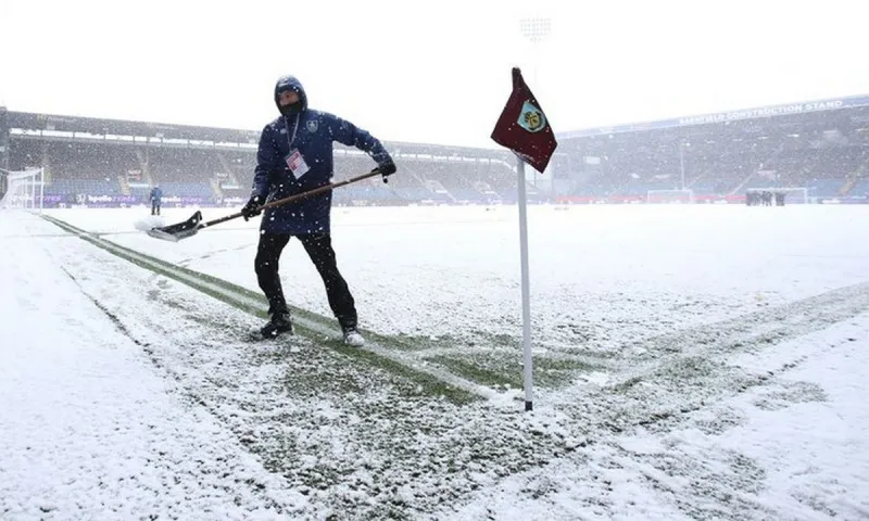 Μπέρνλι - Τότεναμ: Τοπίο που θυμίζει «Ice Age» στο «Turf Moor» (vid)