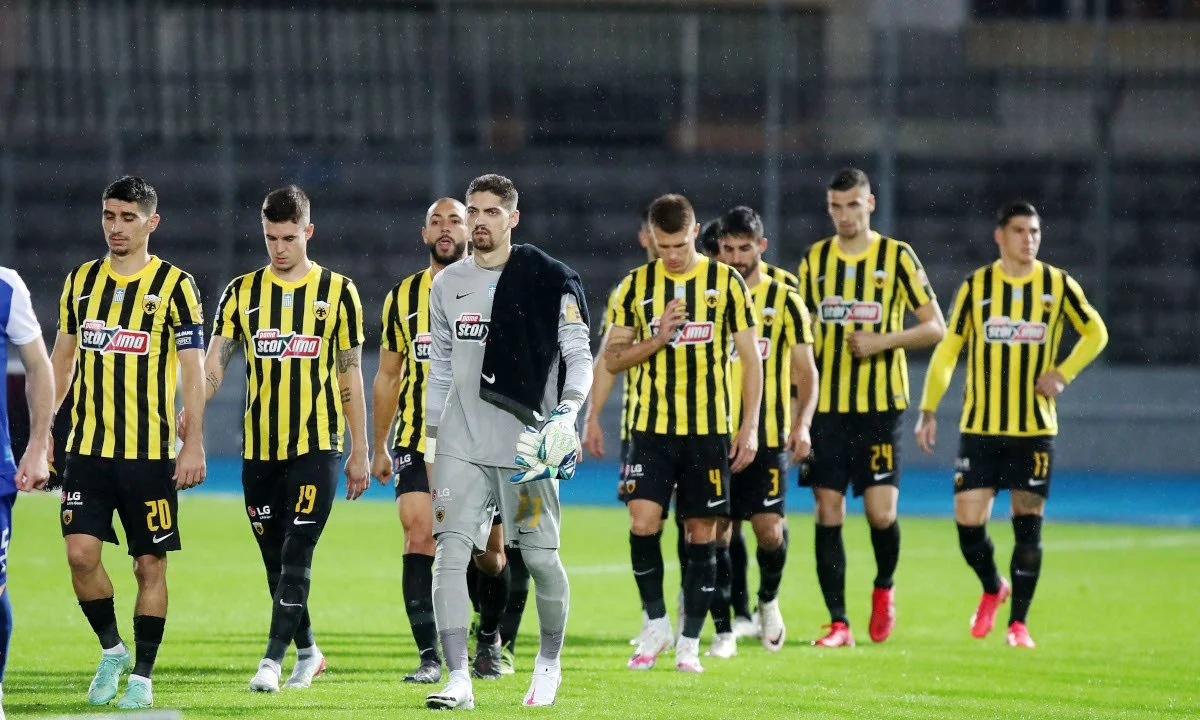 Οι ποδοσφαιριστές της ΑΕΚ