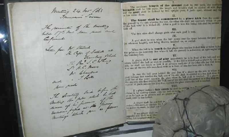 8 Δεκεμβρίου 1863: Οι πρώτοι κανονισμοί ποδοσφαίρου στην ιστορία