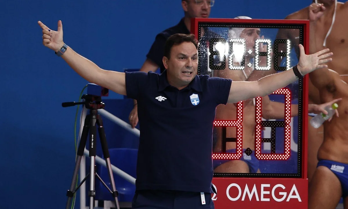 Ο Θοδωρής Βλάχος, προπονητής στην Εθνική Ανδρών πόλο