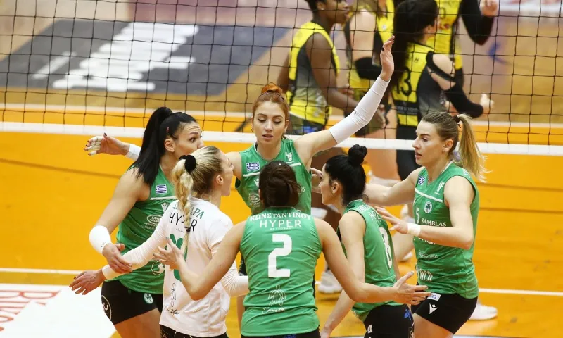 Volleyleague Γυναικών: Συνεχίζει ακάθεκτος ο Παναθηναϊκός - Η βαθμολογία