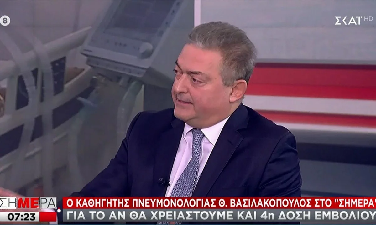 Κορονοϊός: Βόμβα από Βασιλακόπουλο - Δεν είναι λύση η 4η δόση - Ανατρέπονται όλα με τους εμβολιασμούς